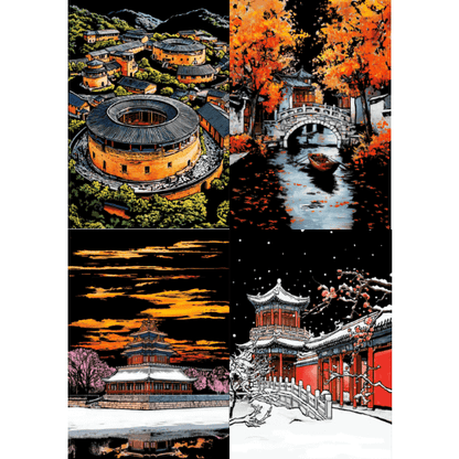 Temple and Mist Collection