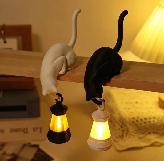 Hanging Cat Hook Lantern Light