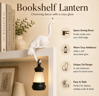Hanging Cat Hook Lantern Light