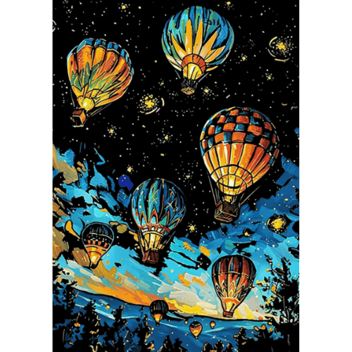 Hot Air Balloons Collection (Glow in the Dark)