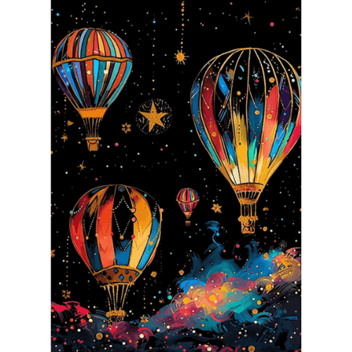 Hot Air Balloons Collection (Glow in the Dark)