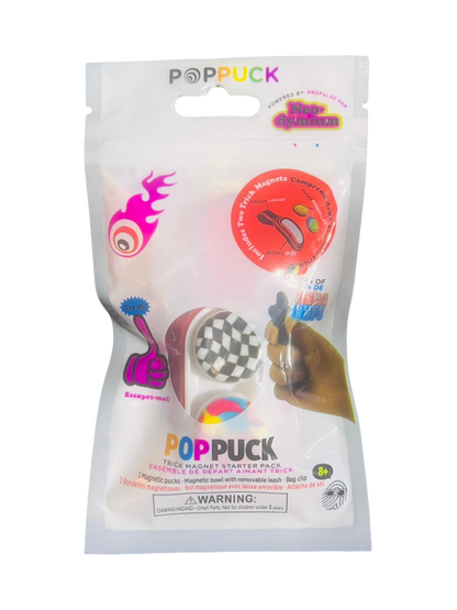 PopPuck Fidget Toy + 2 Free Random Magnetic Beads