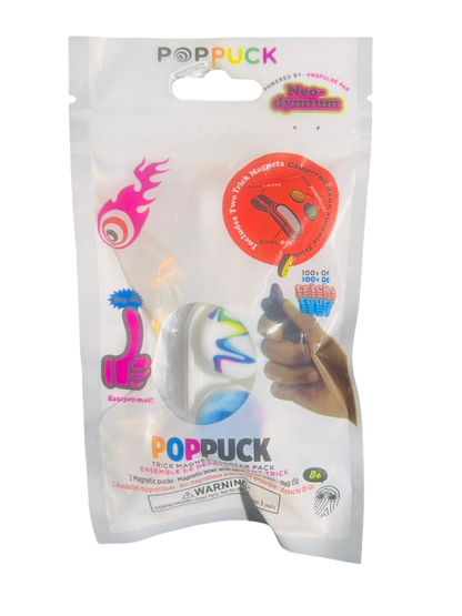 PopPuck Fidget Toy + 2 Free Random Magnetic Beads