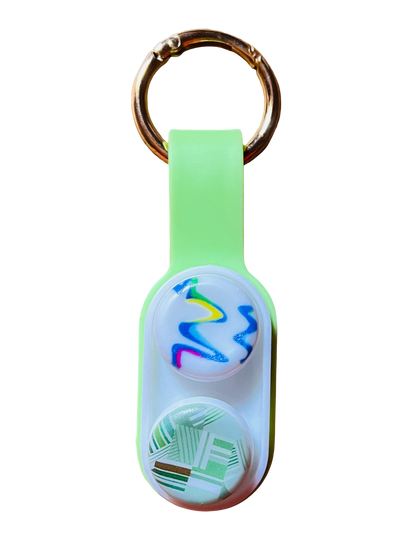 PopPuck Fidget Toy + 2 Free Random Magnetic Beads